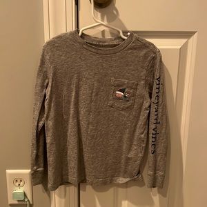 2 vineyard vine long sleeve girls shirts size 5